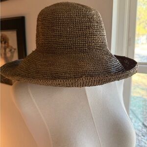 Jenni Kayne Packable Crochet Raffia Sun Hat